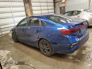 2021 Kia Forte GT-Line with VIN 3KPF34AD6ME306904, listed as a Copart auction lot 45990485 with 91,200 mi miles and Salvage Title. Bid and sale history available at carsss.com. Image 2.