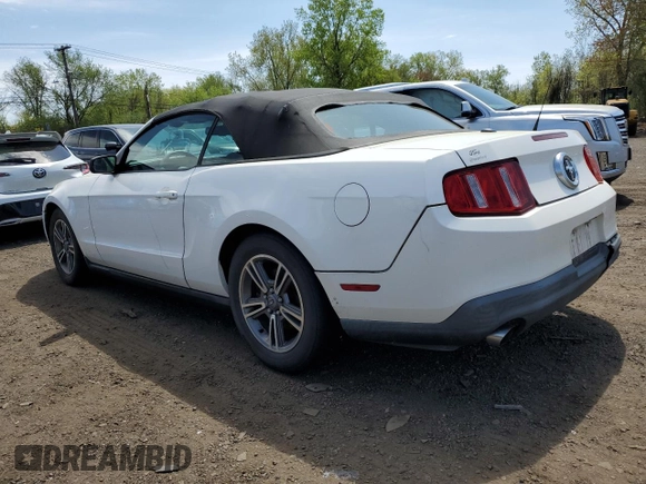 2012 Ford Mustang V6 with VIN 1ZVBP8EM4C5230644, listed as a Copart auction lot 55161895 with 188,395 mi miles and Clean Title. Bid and sale history available at carsss.com. Image 2.