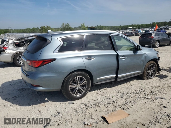 2019 Infiniti QX60 Luxe z VIN 5N1DL0MN1KC505153, wystawiony jako Copart lot #53832285 z przebiegiem 87 080 mil mil oraz Szkoda całkowita • Salvage title. Historia ofert i sprzedaży dostępna na DreamBid. Obrazek 3.