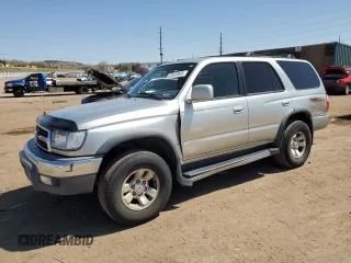 1999 Toyota 4Runner SR5 with VIN JT3GN86R1X0092738, listed as a Copart auction lot 52039905 with 107,416 mi miles and Salvage Title. Bid and sale history available at carsss.com. Image 1.