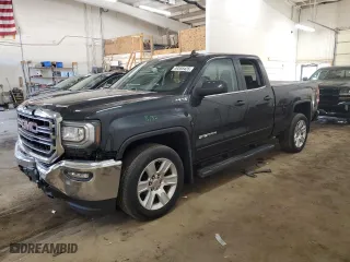 2017 GMC Sierra 1500 SLE with VIN 1GTV2MEC6HZ390166, listed as a Copart auction lot 49555425 with 84,862 mi miles and Salvage Title. Bid and sale history available at carsss.com. Image 1.