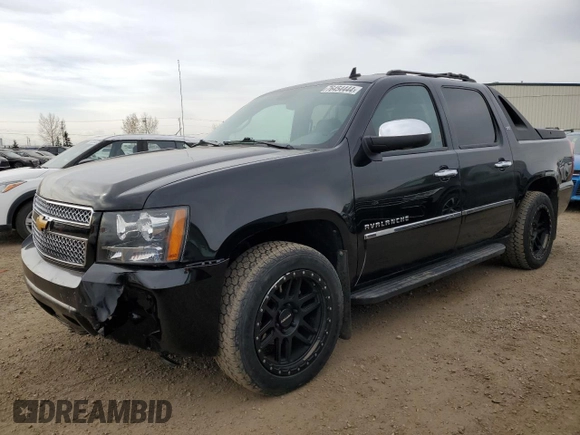 2012 Chevrolet Avalanche LTZ with VIN 3GNTKGE75CG211935, listed as a Copart auction lot 76454444 with 35,555 mi miles and Salvage Title. Bid and sale history available at carsss.com. Image 1.
