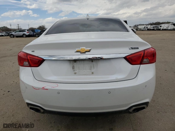 2017 Chevrolet Impala Premier with VIN 2G1145S33H9105672, listed as a Copart auction lot 49531855 with 94,251 mi miles and Salvage Title. Bid and sale history available at carsss.com. Image 6.