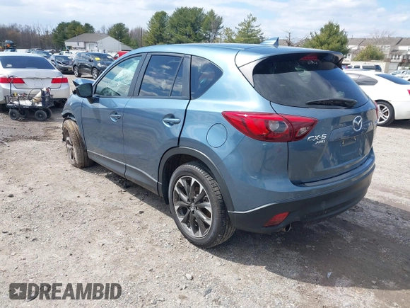 2016 Mazda CX-5 Grand Touring with VIN JM3KE4DY0G0629924, listed as a IAAI auction lot 41878154 with 78,196 mi miles. Bid and sale history available at carsss.com. Image 3.