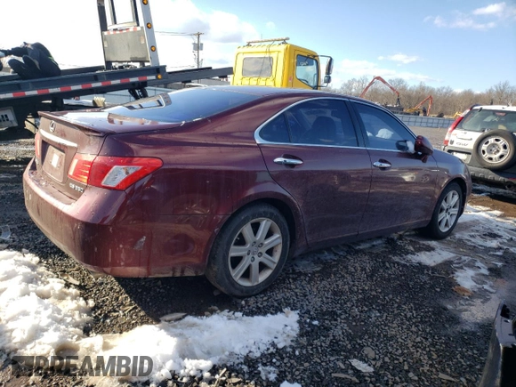 2007 Lexus ES 350 with VIN JTHBJ46G672102126, listed as a Copart auction lot 44129375 with 307,667 mi miles and Clean Title. Bid and sale history available at carsss.com. Image 3.