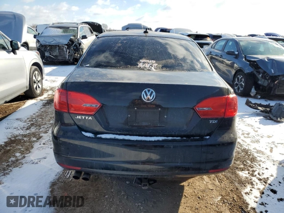 2012 Volkswagen Jetta TDI w/Premium with VIN 3VWLL7AJ2CM088505, listed as a Copart auction lot 88690415 with 106,623 mi miles and Salvage title. Bid and sale history available at DreamBid. Image 6.