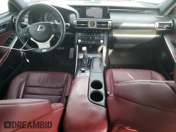 2014 Lexus IS 350 with VIN JTHBE1D20E5009785, listed as a Copart auction lot 43390055 with 163,556 mi miles and Salvage title. Bid and sale history available at DreamBid. Image 8.