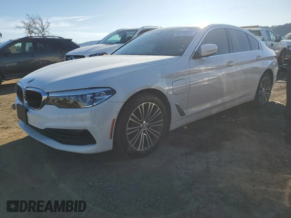 2020 BMW 5 Series 530e with VIN WBAJA9C00LCD30709, listed as a Copart auction lot 86218294 with 154,841 mi miles and Salvage title. Bid and sale history available at DreamBid. Image 1.