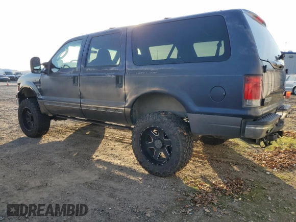2005 Ford Excursion Special Serv z VIN 1FMSU41P35ED41981, wystawiony jako Copart lot #83770674 z przebiegiem 247 851 mil mil oraz Czysty tytuł • Clean title. Historia ofert i sprzedaży dostępna na DreamBid. Obrazek 2.