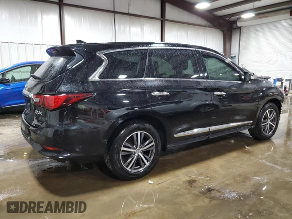 2018 Infiniti QX60 with VIN 5N1DL0MM3JC530822, listed as a Copart auction lot 51136095 with 119,758 mi miles and Salvage Title. Bid and sale history available at carsss.com. Image 3.