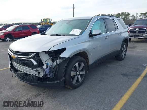 2019 Chevrolet Traverse LT with VIN 1GNERHKW6KJ140036, listed as a IAAI auction lot 41610615 with 98,685 mi miles and . Bid and sale history available at DreamBid. Image 17.