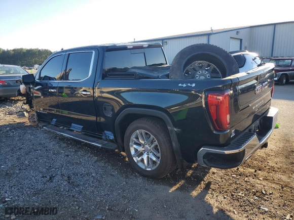 2019 GMC Sierra 1500 SLT with VIN 1GTU9DEL2KZ106515, listed as a Copart auction lot 79877184 with 134,768 mi miles and Salvage Title. Bid and sale history available at carsss.com. Image 2.