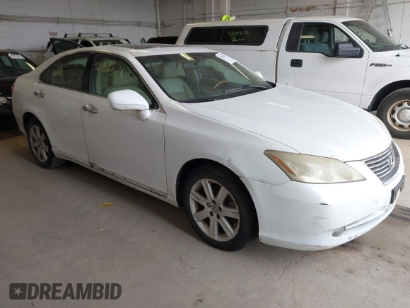 2007 Lexus ES 350 with VIN JTHBJ46G672145333, listed as a IAAI auction lot 42059523 with 206,756 mi miles. Bid and sale history available at carsss.com. Image 1.