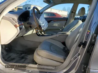 2004 Mercedes-Benz E-Class 3.2L with VIN WDBUF82J84X121052, listed as a Copart auction lot 46102465 with 0 mi miles and Salvage Title. Bid and sale history available at carsss.com. Image 7.