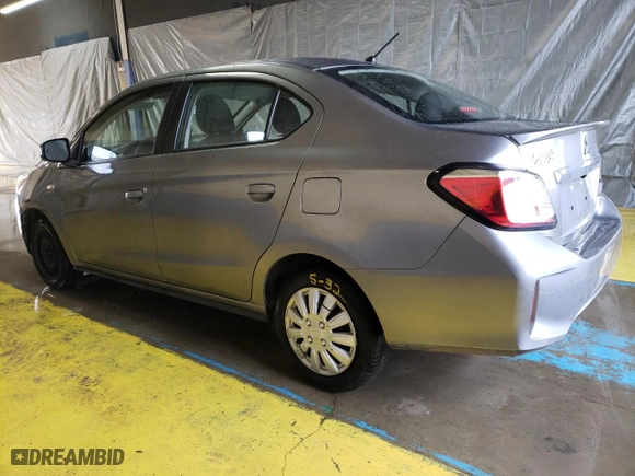 2023 Mitsubishi Mirage G4 ES with VIN ML32FUFJ5PHF01367, listed as a Copart auction lot 43188195 with 80,880 mi miles and Clean Title. Bid and sale history available at carsss.com. Image 2.