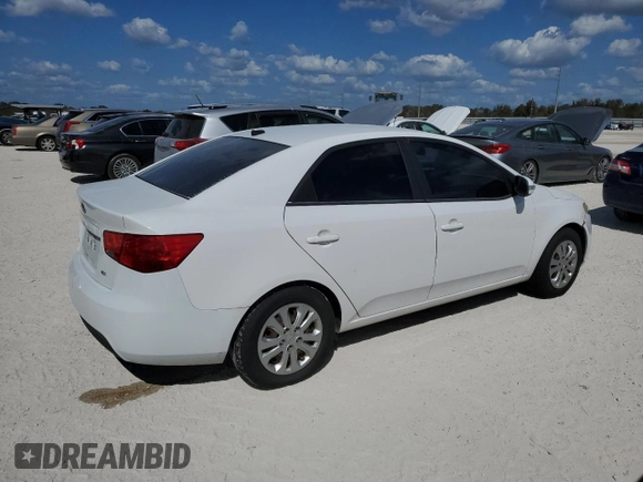 2010 Kia Forte EX with VIN KNAFU4A22A5184977, listed as a Copart auction lot 77189024 with Not Provided miles and Clean Title. Bid and sale history available at carsss.com. Image 3.