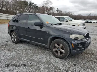 2007 BMW X5 3.0si with VIN 4USFE43547LY77328, listed as a Copart auction lot 44208155 with 107,481 mi miles and Salvage Title. Bid and sale history available at carsss.com. Image 4.