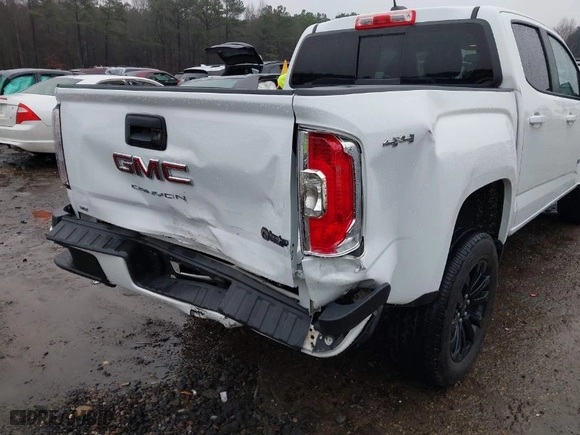 2022 GMC Canyon 4WD Elevation with VIN 1GTG6CEN1N1330671, listed as a IAAI auction lot 41227361 with 24,579 mi miles. Bid and sale history available at carsss.com. Image 6.