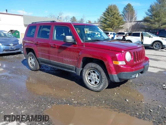 2014 Jeep Patriot Sport with VIN 1C4NJRBB6ED809492, listed as a IAAI auction lot 41644559 with 199,782 mi miles. Bid and sale history available at carsss.com. Image 1.