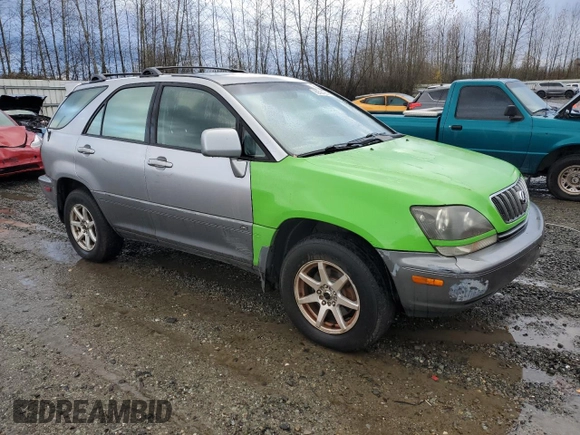 2001 Lexus RX 300 with VIN JTJHF10U010188494, listed as a Copart auction lot 80594234 with 248,447 mi miles and Clean Title. Bid and sale history available at carsss.com. Image 4.