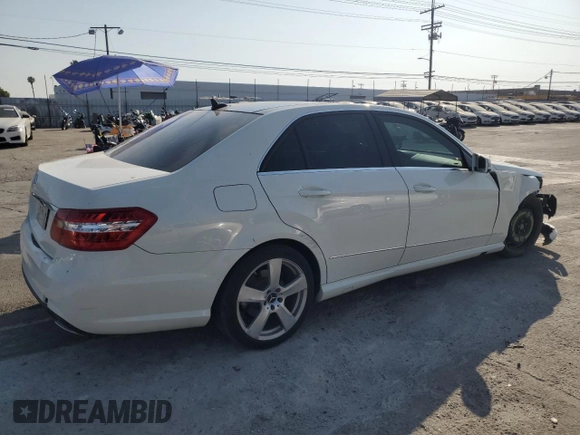 2011 Mercedes-Benz E 350 Luxury with VIN WDDHF5GBXBA516830, listed as a Copart auction lot 62338895 with 127,347 mi miles and Salvage title. Bid and sale history available at DreamBid. Image 3.