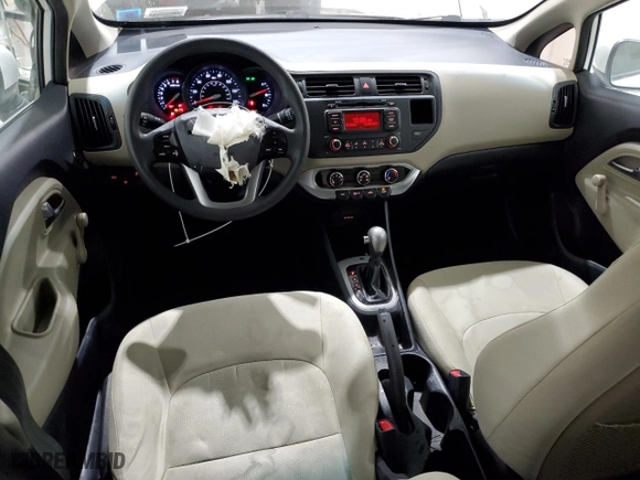 2012 Kia Rio LX with VIN KNADM4A30C6061014, listed as a Copart auction lot 50770005 with 91,472 mi miles and Salvage Title. Bid and sale history available at carsss.com. Image 8.