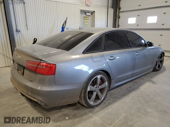2015 Audi S6 Prestige with VIN WAUF2AFC7FN005779, listed as a Copart auction lot 86597504 with 103,980 mi miles and Salvage Title. Bid and sale history available at carsss.com. Image 3.