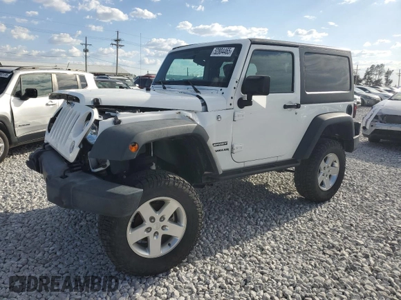 2016 Jeep Wrangler Sport с VIN 1C4AJWAG6GL126856, выставлен на аукционе Copart как лот 52804465 с пробегом 51 430 миль миль и Списание • Salvage title. История ставок и продаж доступна на DreamBid. Изображение 1.