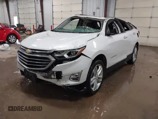2019 Chevrolet Equinox Premier with VIN 2GNAXYEX0K6123688, listed as a IAAI auction lot 41542926 with 54,977 mi miles. Bid and sale history available at carsss.com. Image 2.