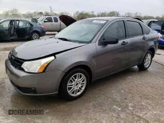 2010 Ford Focus SE with VIN 1FAHP3FN0AW153842, listed as a Copart auction lot 53556615 with 121,747 mi miles and Salvage Title. Bid and sale history available at carsss.com. Image 1.