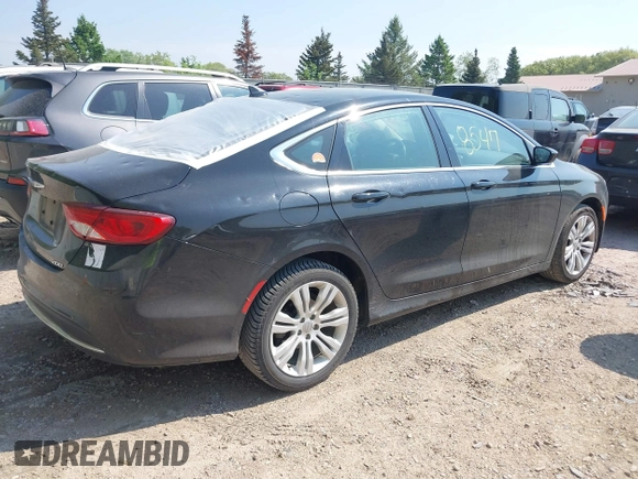2015 Chrysler 200 Limited with VIN 1C3CCCAB8FN756567, listed as a IAAI auction lot 42248547 with 152,496 mi miles and . Bid and sale history available at DreamBid. Image 4.