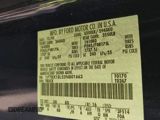 2003 Ford F-150 XL with VIN 1FTRX18L53NB01663, listed as a IAAI auction lot 41887655 with 177,914 mi miles. Bid and sale history available at carsss.com. Image 9.