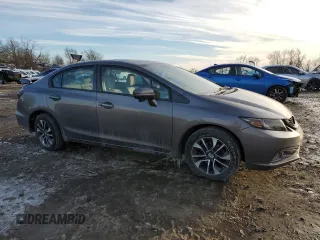 2015 Honda Civic EX with VIN 19XFB2F81FE292688, listed as a Copart auction lot 41737485 with 46,710 mi miles and Salvage Title. Bid and sale history available at carsss.com. Image 4.
