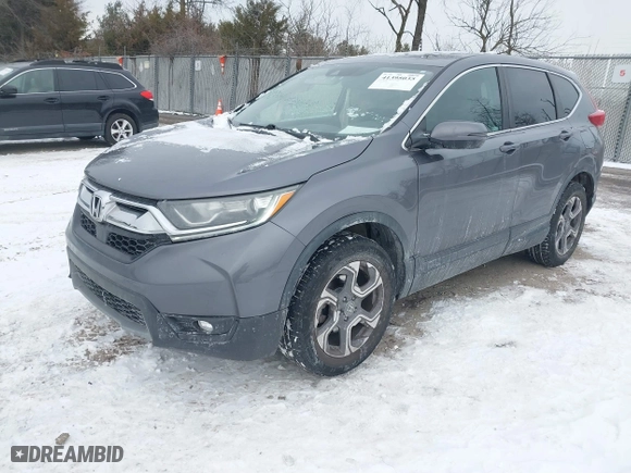 2018 Honda CR-V EX with VIN 7FARW2H54JE105035, listed as a IAAI auction lot 41395035 with 110,780 mi miles. Bid and sale history available at carsss.com. Image 17.
