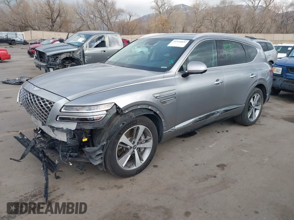 2023 Genesis GV80 with VIN KMUHBDSB2PU113046, listed as a IAAI auction lot 41516832 with 53,897 mi miles and . Bid and sale history available at DreamBid. Image 17.