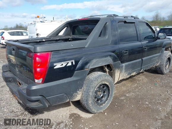 2004 Chevrolet Avalanche Z71 with VIN 3GNEK12TX4G164281, listed as a IAAI auction lot 42129895 with 202,080 mi miles and . Bid and sale history available at DreamBid. Image 4.