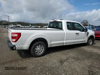2022 Ford F-150 XL with VIN 1FTEX1CP0NKD24934, listed as a Copart auction lot 47757995 with 112,572 mi miles and Salvage title. Bid and sale history available at DreamBid. Image 3.