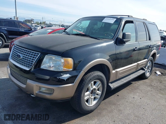 2003 Ford Expedition Eddie Bauer with VIN 1FMFU18L03LA54089, listed as a IAAI auction lot 41842194 with 33,834 mi miles. Bid and sale history available at carsss.com. Image 2.