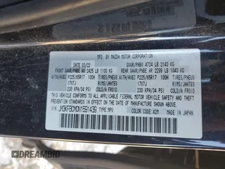 2022 Mazda CX-5 2.5 S Preferred Package with VIN JM3KFBCM0N1591439, listed as a Copart auction lot 45054655 with 56,498 mi miles and Salvage Title. Bid and sale history available at carsss.com. Image 14.