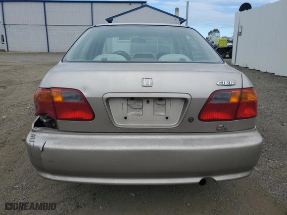 2000 Honda Civic EX with VIN 1HGEJ8543YL044633, listed as a Copart auction lot 78808834 with 236,373 mi miles and Salvage Title. Bid and sale history available at carsss.com. Image 6.