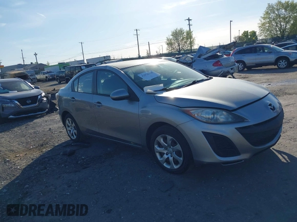 2011 Mazda 3 i Sport with VIN JM1BL1UF7B1408500, listed as a IAAI auction lot 42076150 with 179,965 mi miles. Bid and sale history available at carsss.com. Image 1.