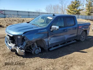 2024 Chevrolet Silverado 1500 LT with VIN 1GCPDKEK2RZ400448, listed as a Copart auction lot 48744185 with 11,012 mi miles and Salvage Title. Bid and sale history available at carsss.com. Image 1.