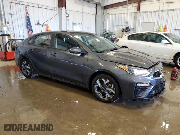 2021 Kia Forte LXS with VIN 3KPF24ADXME288622, listed as a Copart auction lot 46652045 with 12,392 mi miles and Salvage Title. Bid and sale history available at carsss.com. Image 4.