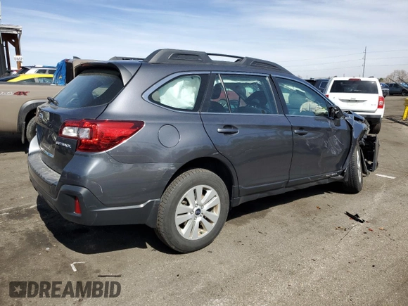 2019 Subaru Outback with VIN 4S4BSABC8K3265665, listed as a Copart auction lot 48700145 with 80,931 mi miles and Salvage title. Bid and sale history available at DreamBid. Image 3.