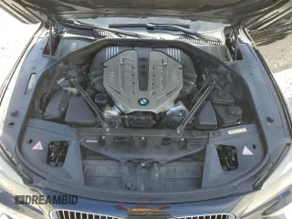 2009 BMW 7 Series 750i with VIN WBAKA83539CY33392, listed as a Copart auction lot 69851964 with 154,888 mi miles and Salvage Title. Bid and sale history available at DreamBid. Image 11.