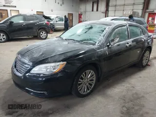 2012 Chrysler 200 Limited with VIN 1C3CCBCGXCN327154, listed as a IAAI auction lot 41330548 with 135,539 mi miles. Bid and sale history available at carsss.com. Image 2.