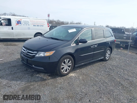 2017 Honda Odyssey EX-L with VIN 5FNRL5H65HB026014, listed as a IAAI auction lot 41719790 with 61,429 mi miles and . Bid and sale history available at DreamBid. Image 17.