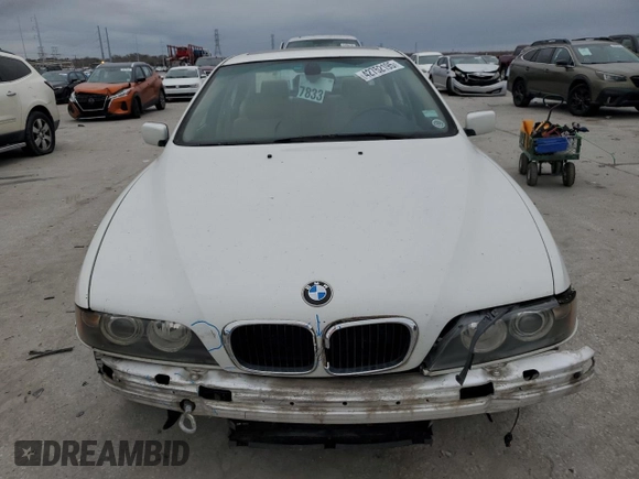 2001 BMW 5 Series 530iA with VIN WBADT63471CF05916, listed as a Copart auction lot 42752195 with 110,586 mi miles and Salvage Title. Bid and sale history available at carsss.com. Image 5.