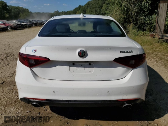 2020 Alfa Romeo Giulia Ti with VIN ZARFANBN2L7632724, listed as a Copart auction lot 70424074 with 54,923 mi miles and Clean Title. Bid and sale history available at carsss.com. Image 6.