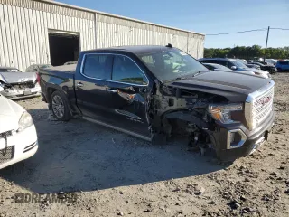 2022 GMC Sierra 1500 Denali with VIN 3GTU9FEDXNG209951, listed as a Copart auction lot 57488985 with 49,039 mi miles and Salvage title. Bid and sale history available at DreamBid. Image 4.